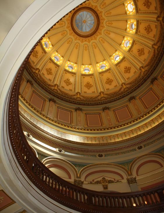 wide angle photo of the rotunda